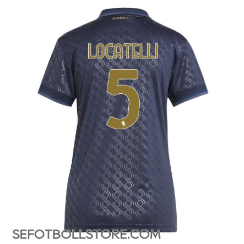 Juventus Manuel Locatelli #5 Replika Tredje Tröja Dam 2024-25 Kortärmad